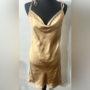 Women’s Urban Outfitters Motel Label  Cocktail Slip Dress Size:Med Color:Taupe